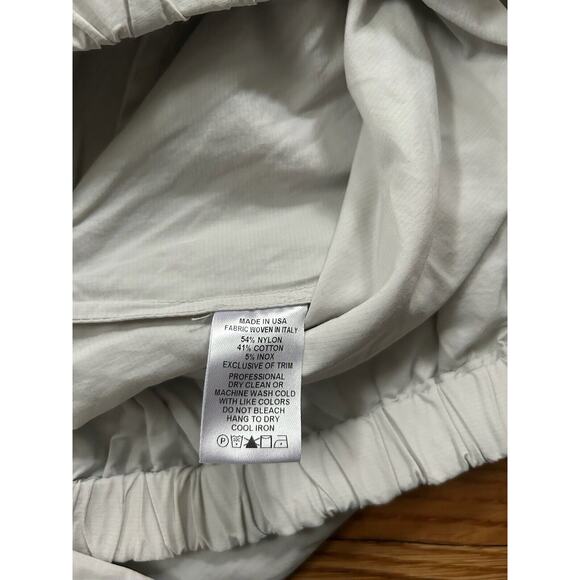 Kal Rieman Pull On Pants Nylon Blend Light Gray Size Small Straight Leg Italy - Picture 8 of 8